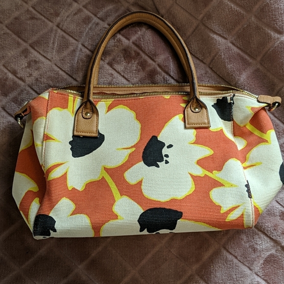 Relic by Fossil Orange Floral Too Handle Bag - Picture 4 of 8
